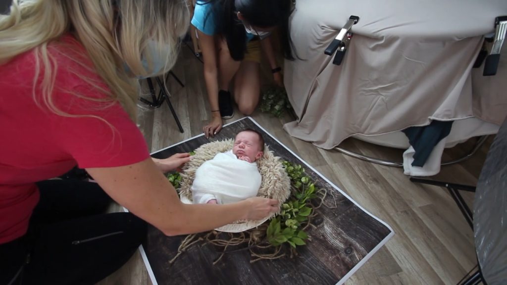 You Won't Believe This 215 Square Foot Newborn Photography Studio