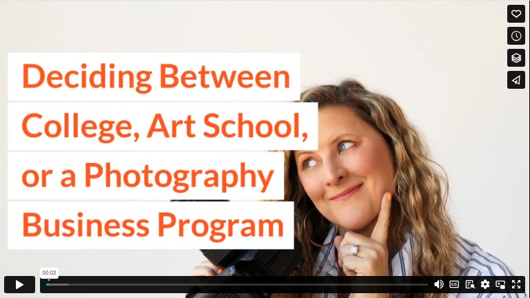 Deciding Between College, Art School, or a Photography Business Program