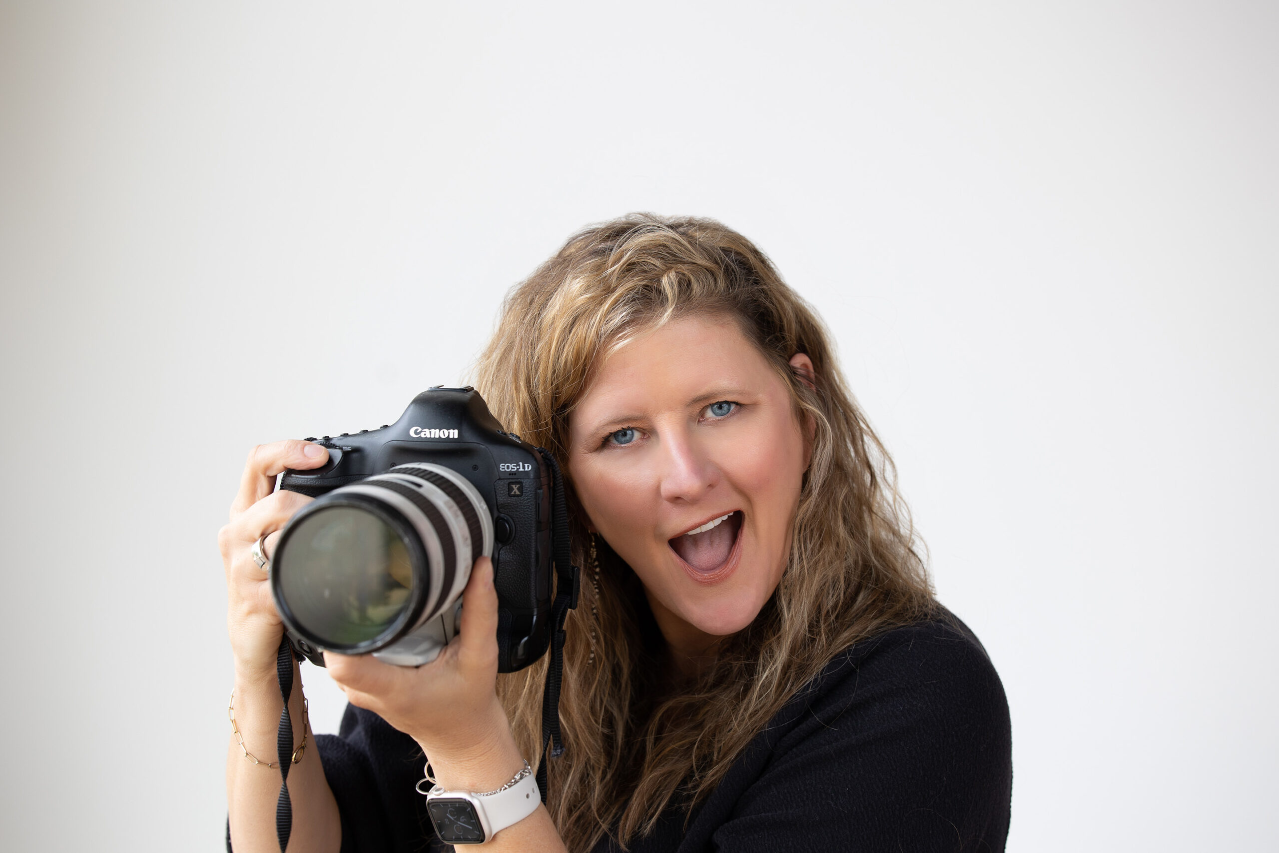 Sarah Happy with Camera